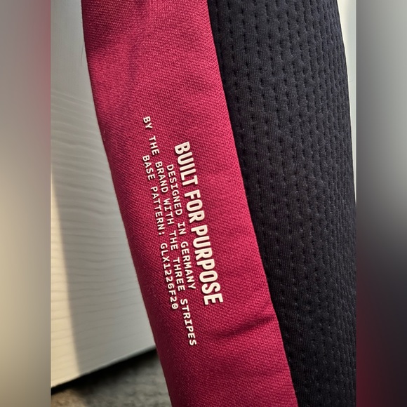 adidas Men ZNE AERORDY Full Zip - Legend Ink Power Berry - Picture 5 of 6